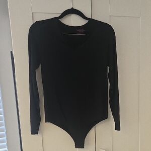 Commando Black Long Sleeve Bodysuit